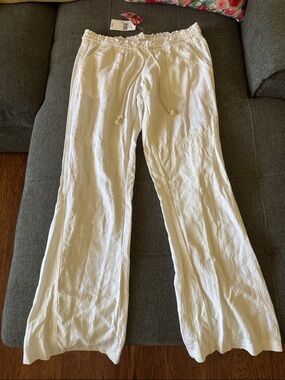 NWT Roxy ‘Oceanside’ Linen Pants